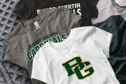 Bishop Guertin  Cardinals Tees (Option 1) Banner