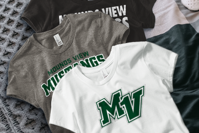 Mounds View Mustangs Tees (Option 1) Banner