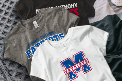 Mount Anthony  Patriots Tees (Option 1) Banner