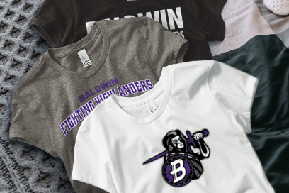 Baldwin High School Fighting Highlanders Tees (Option 1) Banner