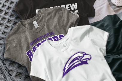 Ridgeview  Raptors Tees (Option 1) Banner