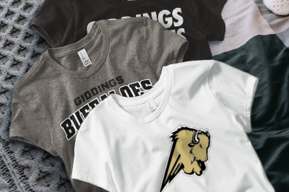Giddings  Buffaloes Tees (Option 1) Banner