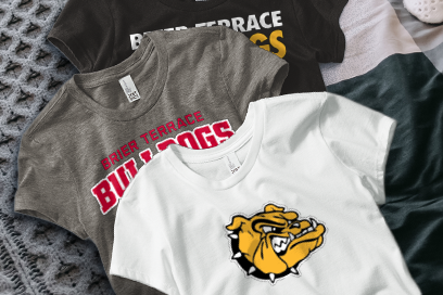 Brier Terrace  Bulldogs Tees (Option 1) Banner