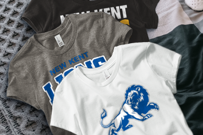 New Kent  Lions Tees (Option 1) Banner