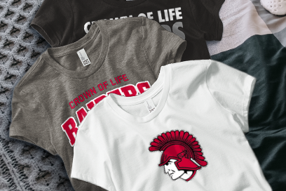 Crown Of LIfe Raiders Tees (Option 1) Banner