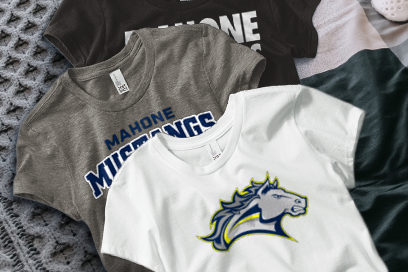 Mahone Mustangs Tees (Option 1) Banner