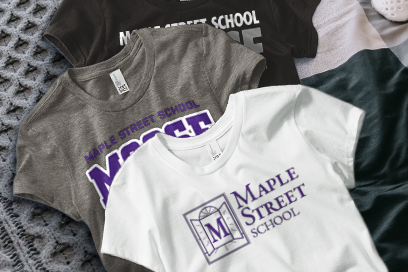 Maple Street School Moose Tees (Option 1) Banner