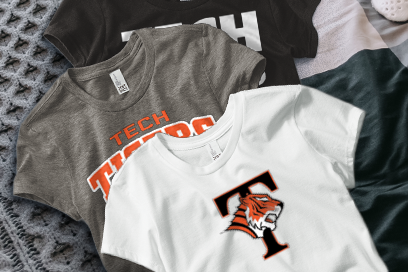Tech High School Tigers Tees (Option 1) Banner