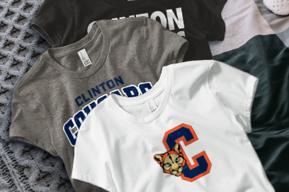 Clinton Cougars Tees (Option 1) Banner