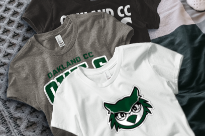 Oakland CC Owls Tees (Option 1) Banner