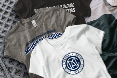 Montessori Academy Mountain Lions Tees (Option 1) Banner