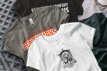 60th Charlie Company Centurions Tees (Option 1) Banner