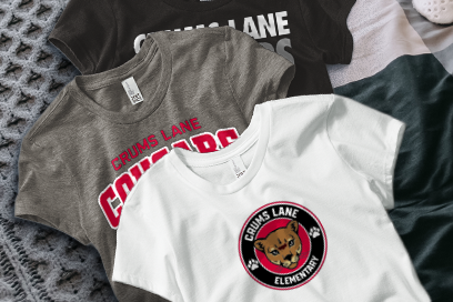 Crums Lane Cougars Tees (Option 1) Banner