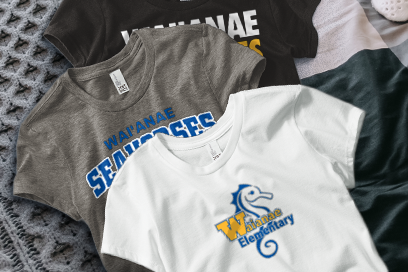 Wai'anae Seahorses Tees (Option 1) Banner