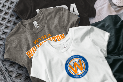 Wilmington Youth Rowing Association WYRA Tees (Option 1) Banner