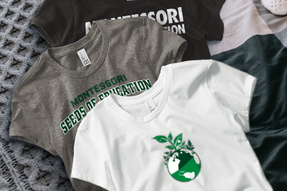 Montessori  Seeds of Education Tees (Option 1) Banner