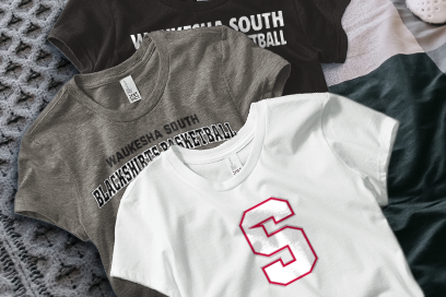 Waukesha South Blackshirts Basketball Tees (Option 1) Banner