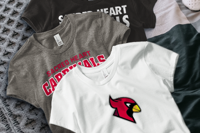 Sacred Heart Cardinals Tees (Option 1) Banner