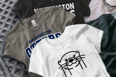 Washington Otters Tees (Option 1) Banner