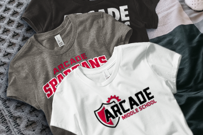 Arcade Fundamental  Spartans Tees (Option 1) Banner