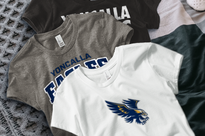 Yoncalla High School Eagles Tees (Option 1) Banner