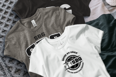 Saved by Grace SBG Tees (Option 1) Banner