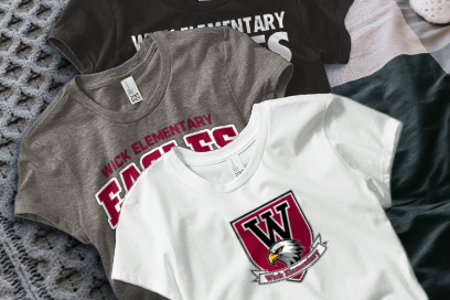Wick Elementary Eagles Tees (Option 1) Banner