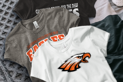California School For the Deaf Eagles Tees (Option 1) Banner