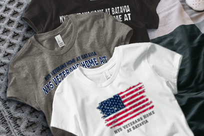 NYS Veterans Home  at Batavia Tees (Option 1) Banner