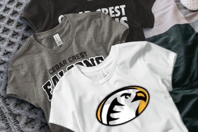 Cedar Crest Falcons Falcons Tees (Option 1) Banner