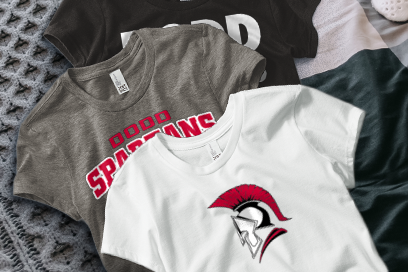 Dodd  Spartans Tees (Option 1) Banner