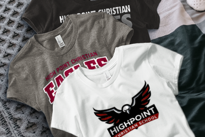 High Point Christian Eagles Tees (Option 1) Banner