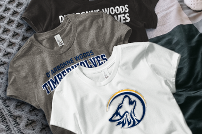 D'arbonne Woods Timberwolves Tees (Option 1) Banner