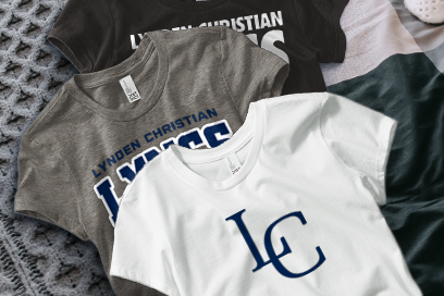 Lynden Christian Lyncs Tees (Option 1) Banner