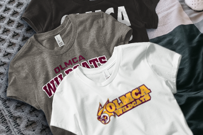 OLMCA Wildcats Tees (Option 1) Banner