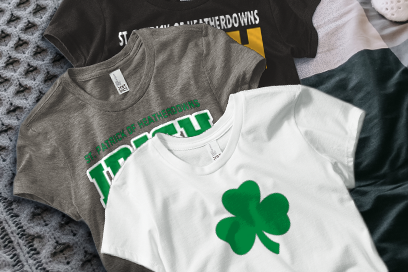 St. Patrick of Heatherdowns Irish Tees (Option 1) Banner