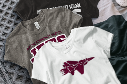 Airline Community School Jets Tees (Option 1) Banner