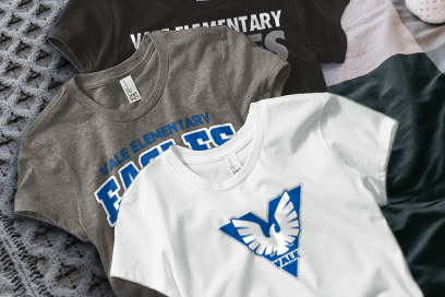 Vale Elementary Eagles Tees (Option 1) Banner