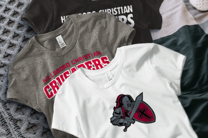 Hillsboro Christian  Crusaders Tees (Option 1) Banner