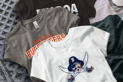 BALBOA HIGH SCHOOL BUCCANEERS Tees (Option 1) Banner
