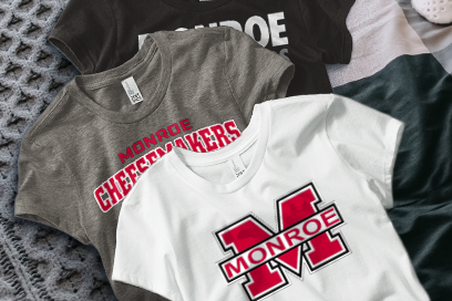 MONROE HIGH SCHOOL CHEESEMAKERS Tees (Option 1) Banner