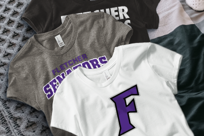 FLETCHER HIGH SCHOOL SENATORS Tees (Option 1) Banner