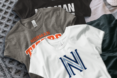 NORMAN HIGH SCHOOL TIGERS Tees (Option 1) Banner