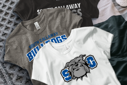 SOUTH CALLAWAY HIGH SCHOOL BULLDOGS Tees (Option 1) Banner