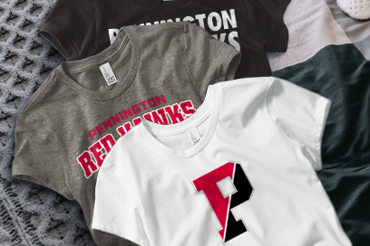 PENNINGTON SCHOOL RED RAIDERS Tees (Option 1) Banner