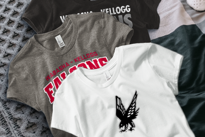 WABASHA-KELLOGG HIGH SCHOOL FALCONS Tees (Option 1) Banner