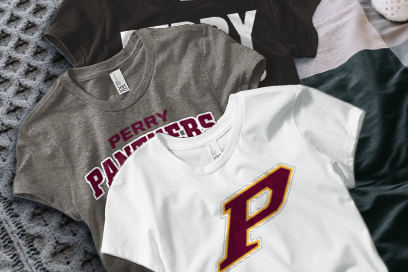 PERRY HIGH SCHOOL PANTHERS Tees (Option 1) Banner
