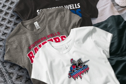 SOUTHERN WELLS HIGH SCHOOL RAIDERS Tees (Option 1) Banner