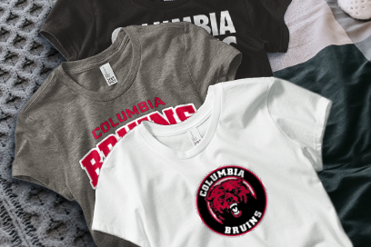 COLUMBIA HIGH SCHOOL BRUINS Tees (Option 1) Banner