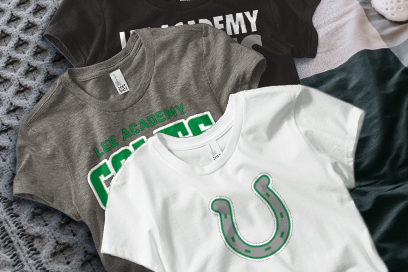 LEE ACADEMY COLTS Tees (Option 1) Banner